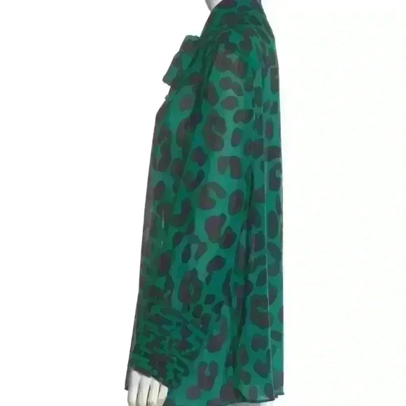11 HONORÉ Animal Print Blouse - Picture 3 of 3